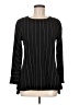 Anne Klein Black Long Sleeve Top Size 6 - photo 1