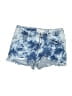 Bullhead Tie-dye Blue Denim Shorts Size 11 - photo 1