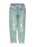 Justice Hearts Blue Jeans Size 6 - photo 1