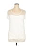 Lavish 100% Polyester Ivory Short Sleeve Top Size XL - photo 1