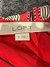Ann Taylor LOFT 100% Polyester Stripes Red Casual Dress Size S - photo 7
