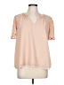 One September Pink Short Sleeve Blouse Size L - photo 1