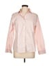 Chico's Color Block Pink Long Sleeve Button-Down Shirt Size Lg (2) - photo 1