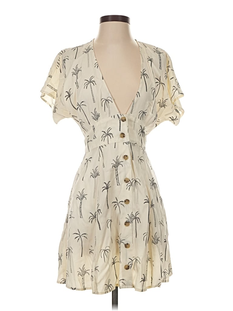 Pre-owned Marine Layer Cocktail Dress In White