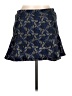 Aqua 100% Polyester Paisley Blue Casual Skirt Size L (estimated) - photo 1