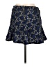 Aqua 100% Polyester Paisley Blue Casual Skirt Size L (estimated) - photo 2