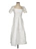 Shein 100% Polyester White Cocktail Dress Size XS (estimated) - photo 1