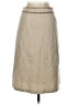 Gap Solid Tan Wool Skirt Size 4 - photo 2