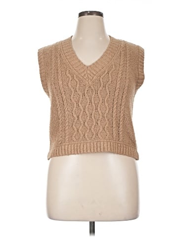 Pink Rose Sweater Vest (view 1)