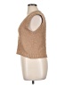 Pink Rose 100% Polyester Tan Sweater Vest Size XL - photo 5