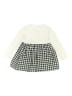 Savannah Checkered-gingham Ivory Dress Size 4 - photo 2