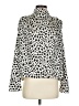 Zara Animal Print Ivory Long Sleeve Blouse Size S - photo 1