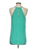 Express 100% Polyester Teal Sleeveless Top Size S - photo 2