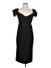 Topshop Solid Black Cocktail Dress Size 8 - photo 1