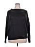 EXLURA Solid Black Gray Pullover Sweater Size XXL (estimated) - photo 1