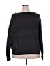 EXLURA Solid Black Gray Pullover Sweater Size XXL (estimated) - photo 2