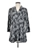 Coco + Carmen Silver 3/4 Sleeve Blouse Size S - photo 1