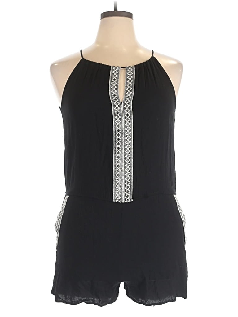 Pre-owned A. Byer Romper In Black