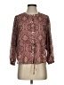 Madewell 100% Polyester Paisley Burgundy Long Sleeve Blouse Size S - photo 1