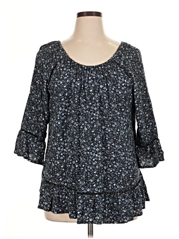 Ninety 3/4 Sleeve Blouse (view 1)
