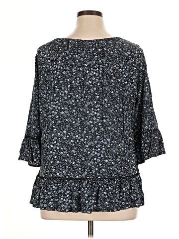 Ninety 3/4 Sleeve Blouse (view 2)