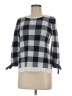 Talbots Outlet Checkered-gingham Gray Pullover Sweater Size M - photo 1