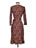 BCBGMAXAZRIA Floral Burgundy Cocktail Dress Size XS - photo 2