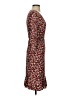BCBGMAXAZRIA Floral Burgundy Cocktail Dress Size XS - photo 4