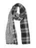 Unbranded Checkered-gingham Black Scarf One size - photo 1
