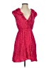 J.Crew 100% Polyester Hearts Pink Casual Dress Size 0 - photo 1