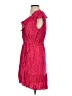 J.Crew 100% Polyester Hearts Pink Casual Dress Size 0 - photo 5