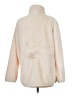 Softies 100% Polyester Ivory Faux Fur Jacket Size M - photo 2