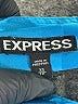 Express 100% Polyester Paisley Blue Casual Dress Size XS - photo 7