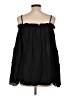 Unbranded 100% Polyester Black 3/4 Sleeve Blouse Size L - photo 2