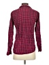 Splendid 100% Cotton Plaid Pink Long Sleeve Button-Down Shirt Size XS - photo 2