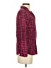 Splendid 100% Cotton Plaid Pink Long Sleeve Button-Down Shirt Size XS - photo 4