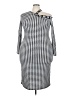 Shein Curve 100% Polyester Houndstooth Gray Casual Dress Size 3X - photo 1