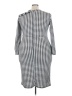 Shein Curve 100% Polyester Houndstooth Gray Casual Dress Size 3X - photo 2