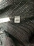 Dex 100% Acrylic Solid Black Cardigan Size XS - photo 8