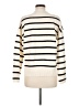 Shein Stripes Ivory Pullover Sweater Size 6 - photo 2