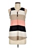 Assorted Brands Color Block Tan Sleeveless Blouse Size M (estimated) - photo 1