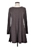 Sheln Solid Gray Casual Dress Size XS - photo 1