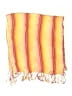 Collection Eighteen 100% Rayon Jacquard Ombre Stripes Multi Color Orange Scarf One size - photo 2