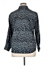 Gloria Vanderbilt 100% Polyester Animal Print Gray 3/4 Sleeve Blouse Size XL - photo 2