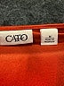 Cato 100% Polyester Orange Sleeveless Top Size M - photo 7