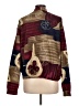 Assorted Brands 100% Polyester Graphic Burgundy Track Jacket Size L - photo 2