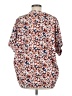 Jodifl Animal Print Orange Short Sleeve Blouse Size M - photo 2
