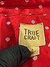 True Craft Polka Dots Red Short Sleeve Button-Down Shirt Size L - photo 7