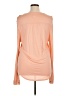 Maison Jules Orange Long Sleeve Blouse Size XL - photo 2