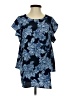 DG^2 by Diane Gilman 100% Polyester Blue Short Sleeve Blouse Size S - photo 1
